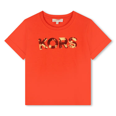 Playera corta MICHAEL KORS para niñas y adolescentes lentejuelas